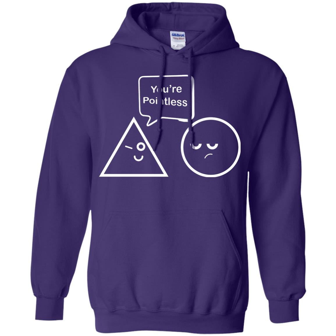 Math Lover T-shirt You're Are Pointless Purple