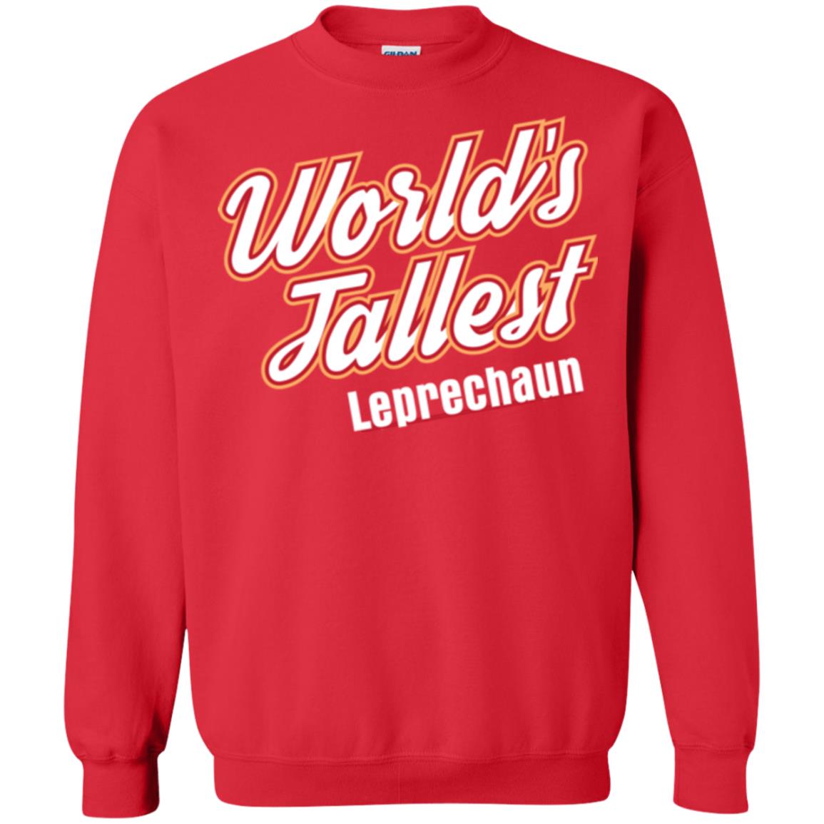 St. Patrick's Day T-shirt World's Tallest Leprechaun Red