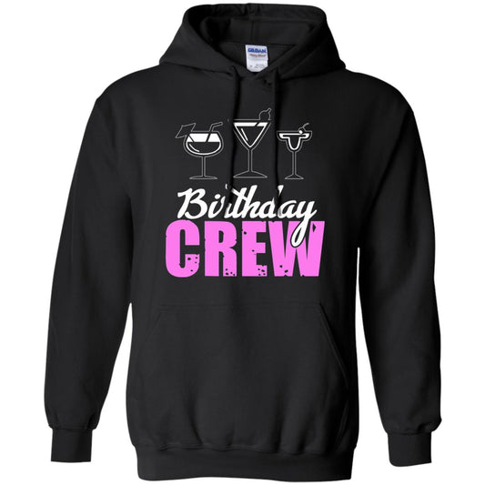 Birthday Crew Funny Girls Birthday Squad T-shirt Black