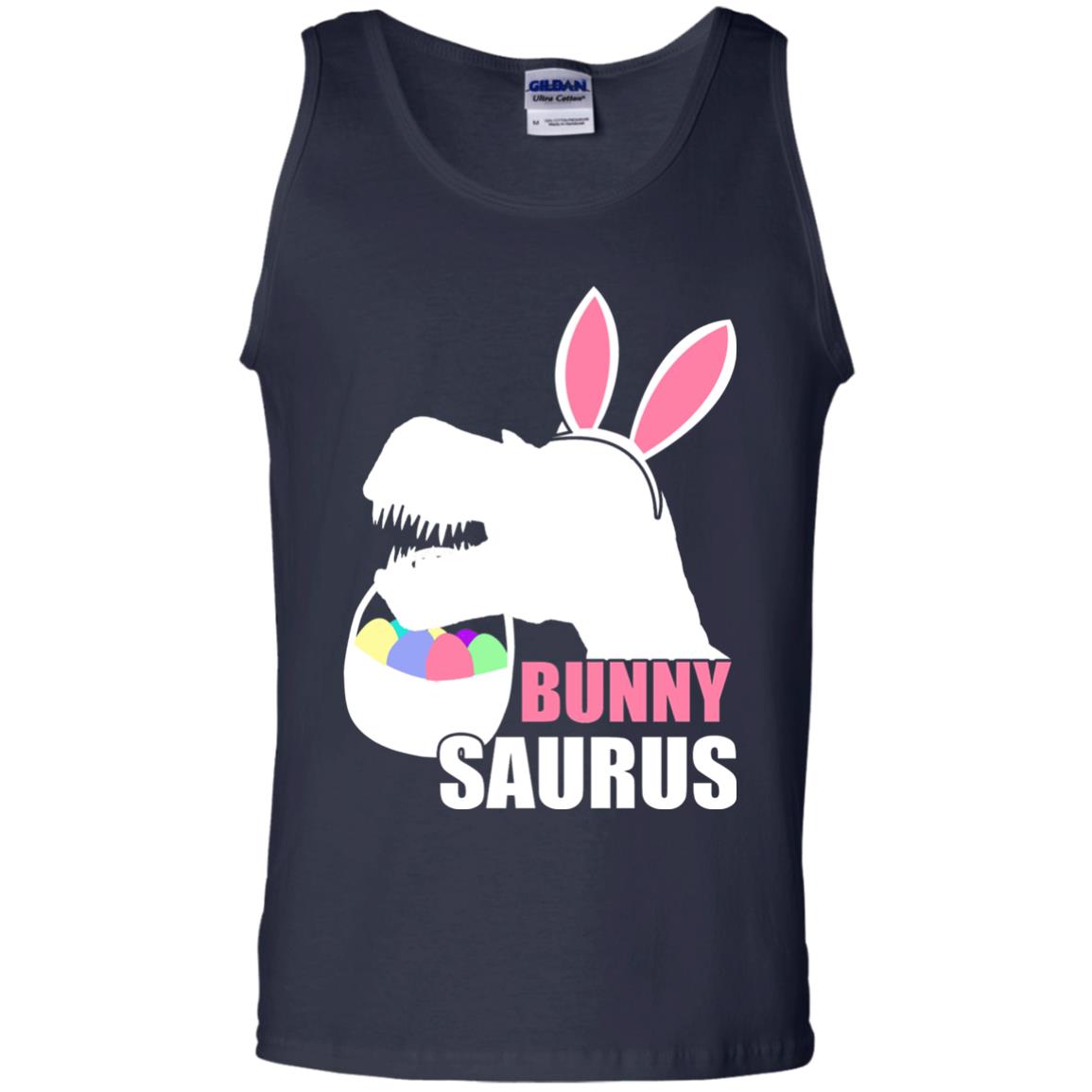 Bunnysaurus Easter Dinosaur Lover Shirt Navy