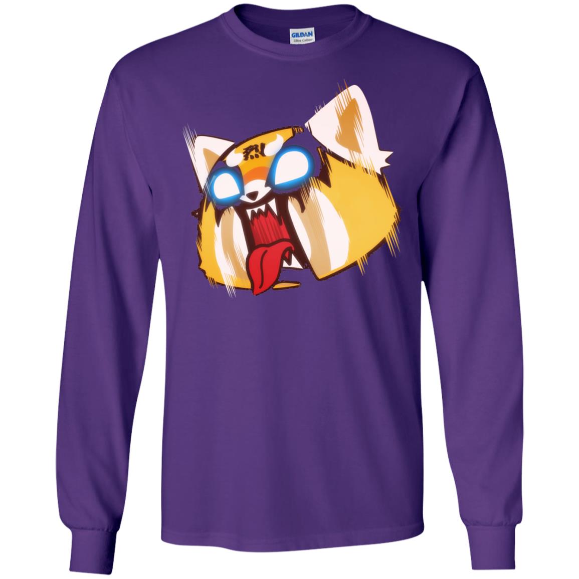 Aggretsuko Screaming Rage Tee Shirt Purple
