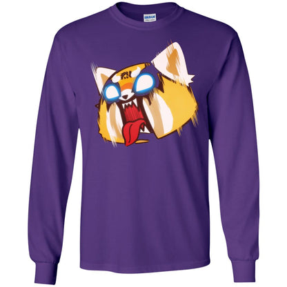 Aggretsuko Screaming Rage Tee Shirt Purple