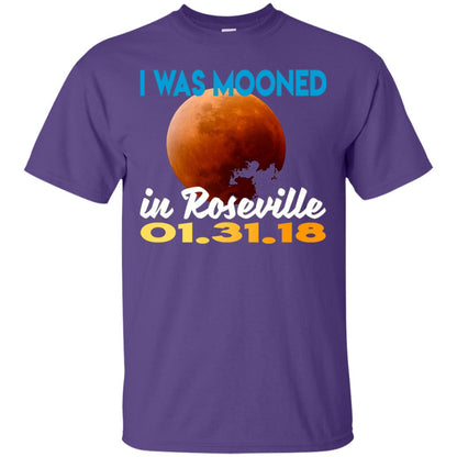 Mooned In Roseville Lunar Eclipse Matching Family T-shirt Purple