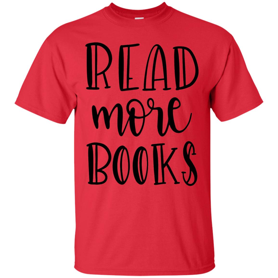 Read More Books Reading Book T-shirt Red