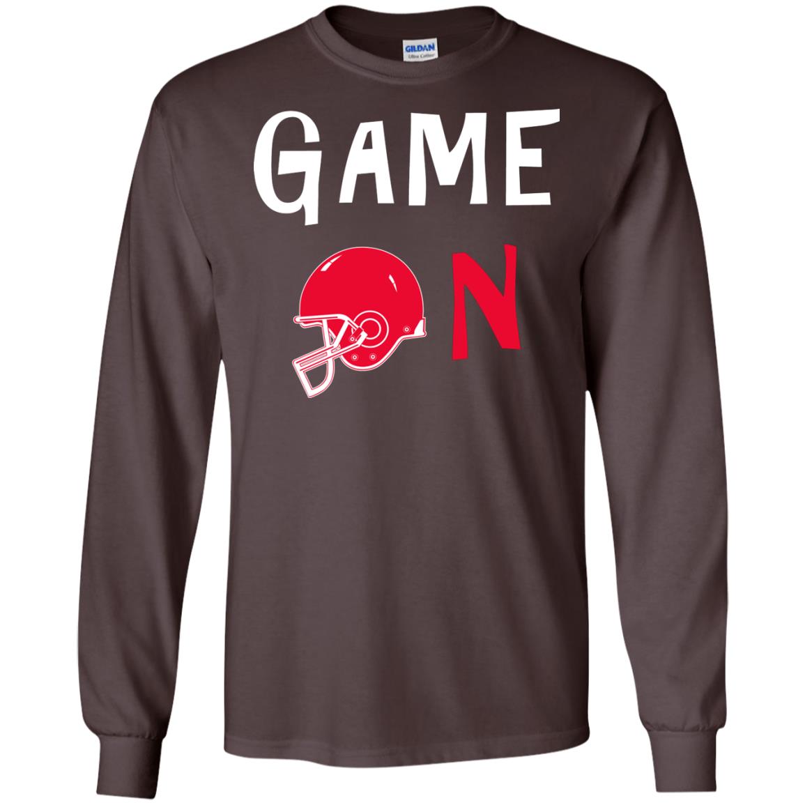 Football Lover T-shirt Game On Dark Chocolate