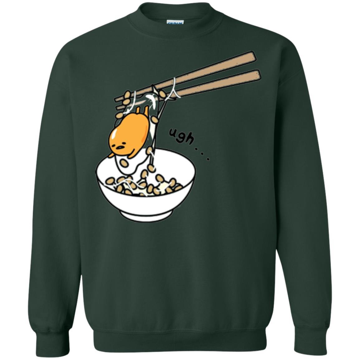 Film T-shirt Gudetama Chopsticks Forest Green