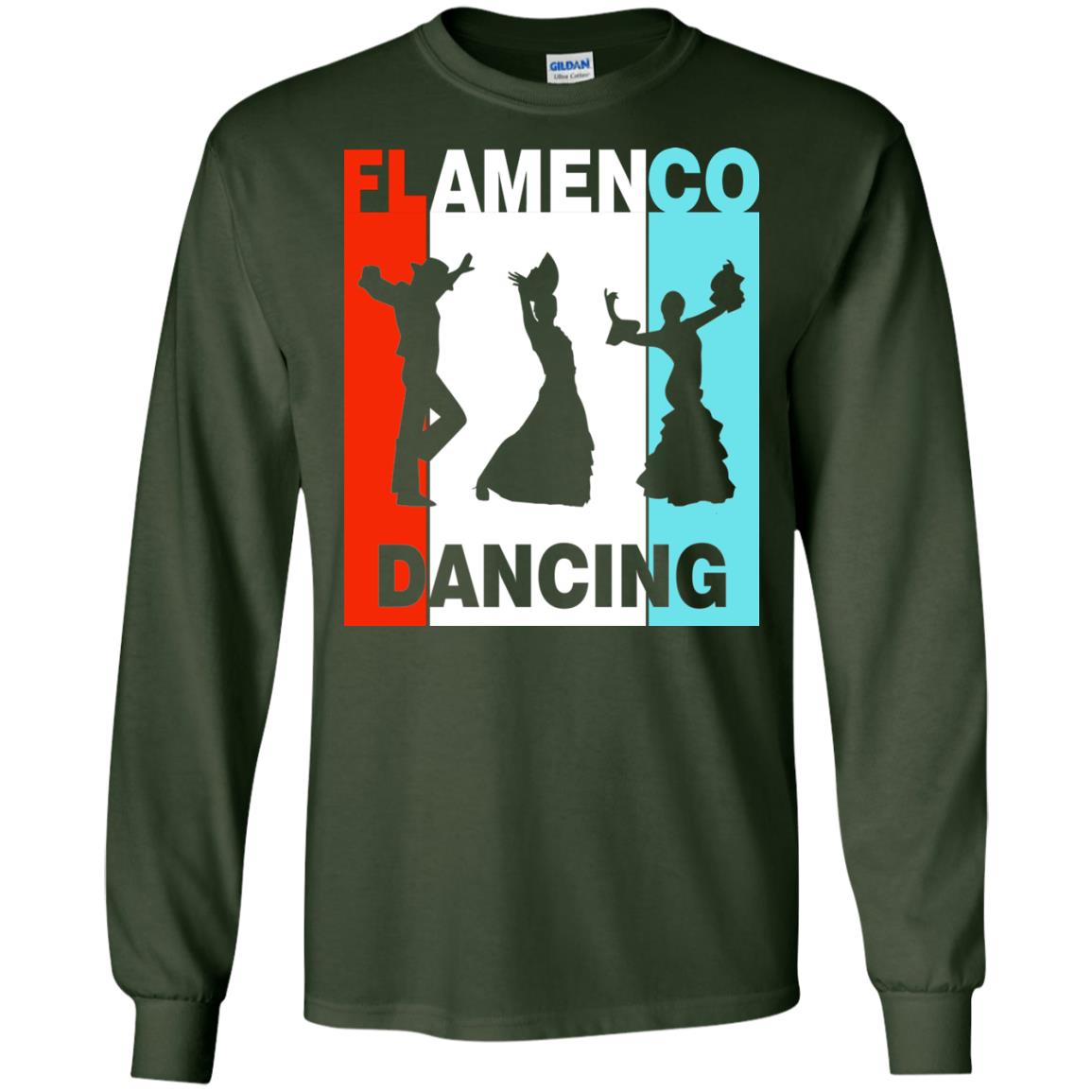 Flamenco Dancing Spanish Dance And Music Lover Shirt Forest Green