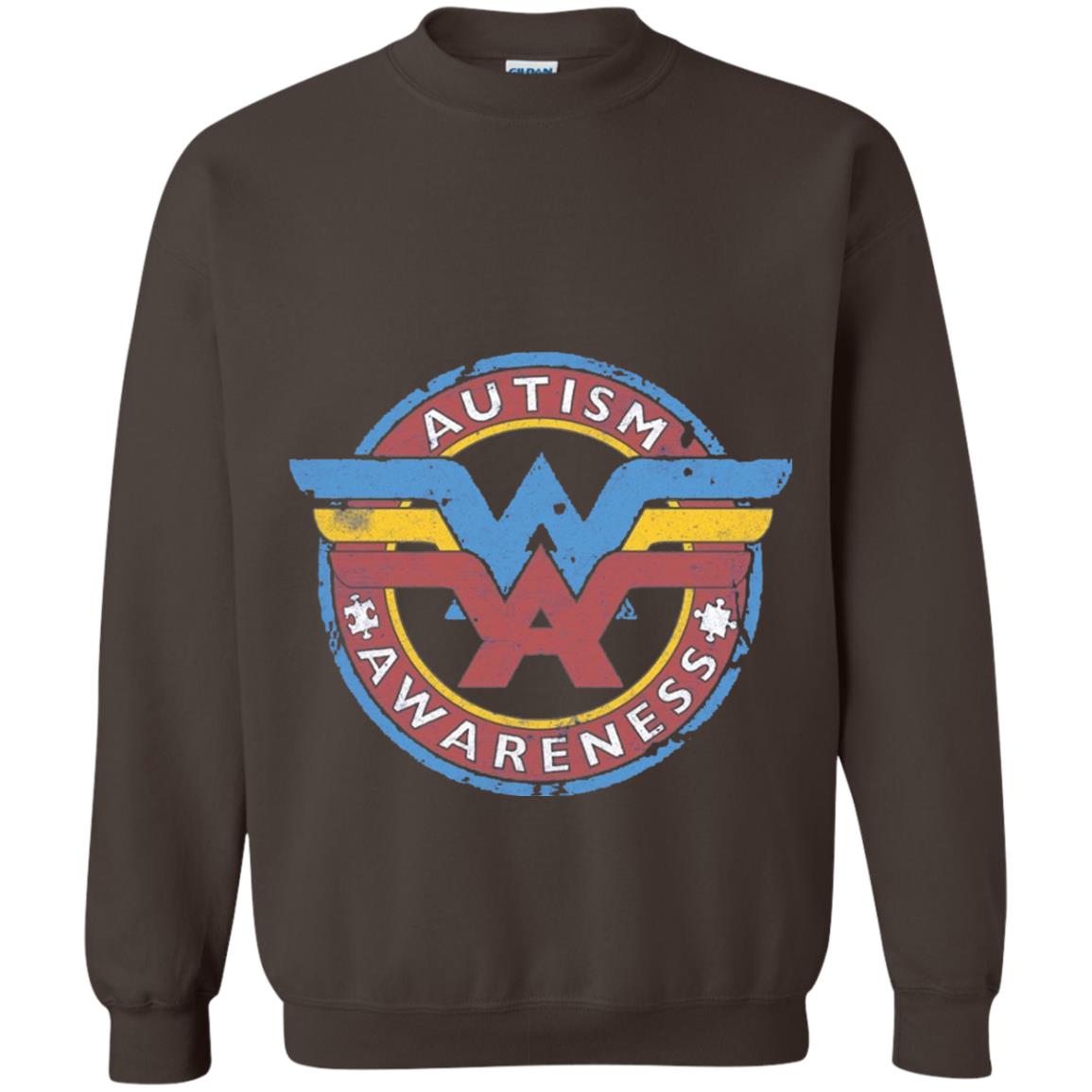Autism Awareness T-shirt Dark Chocolate