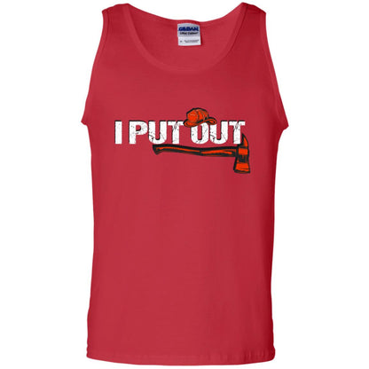 I Put Out Firefighter Gift Shirt For Mens Red