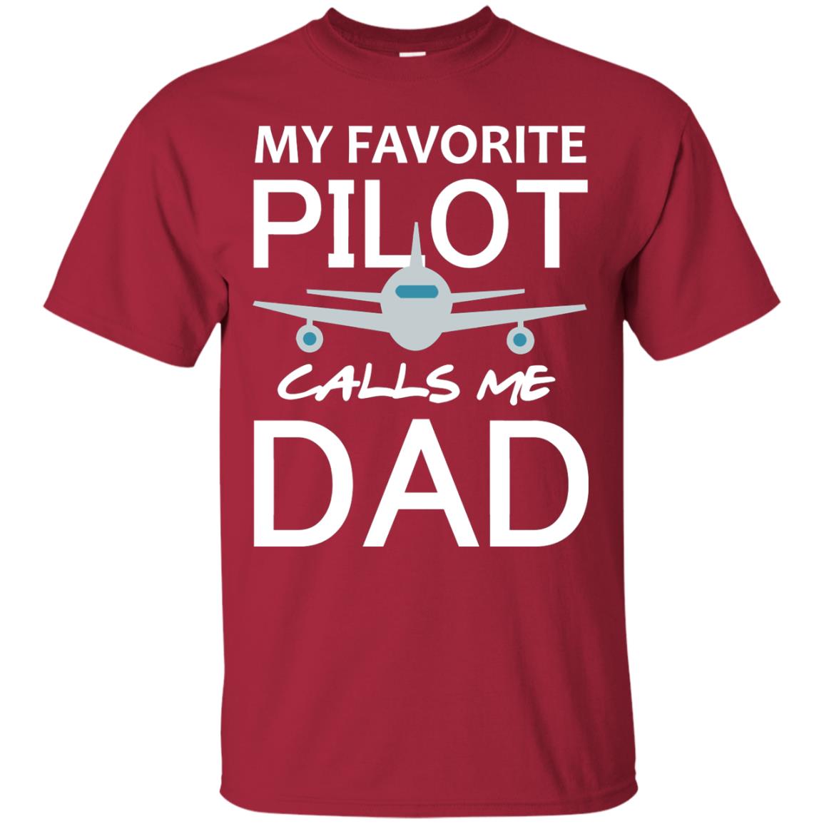 My Favorite Pilot Calls Me Dad Shirt For Daddy Cardinal