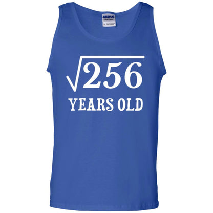 Birthday T-shirt Square Root Of 256 16th Years Old Royal