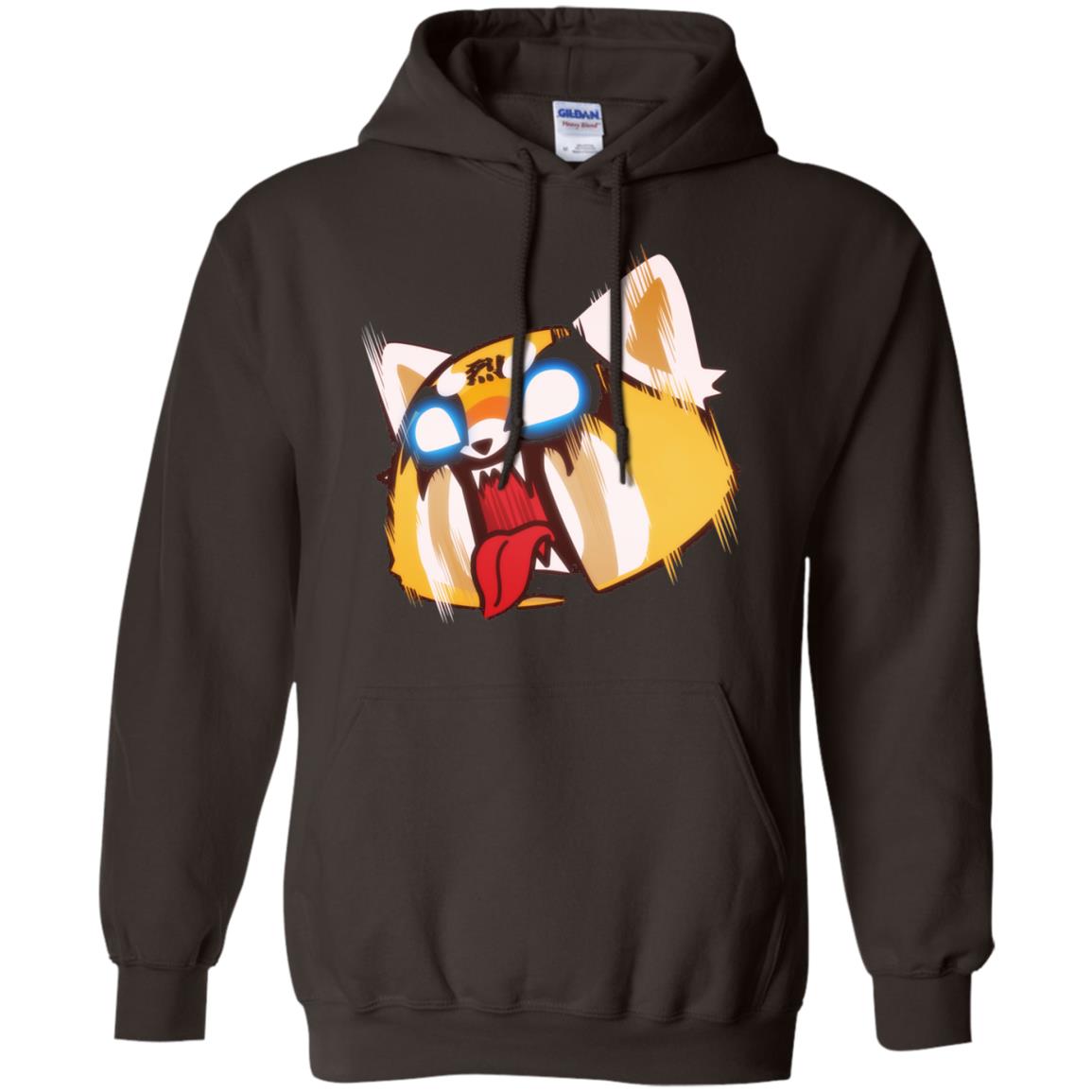 Aggretsuko Screaming Rage Tee Shirt Dark Chocolate