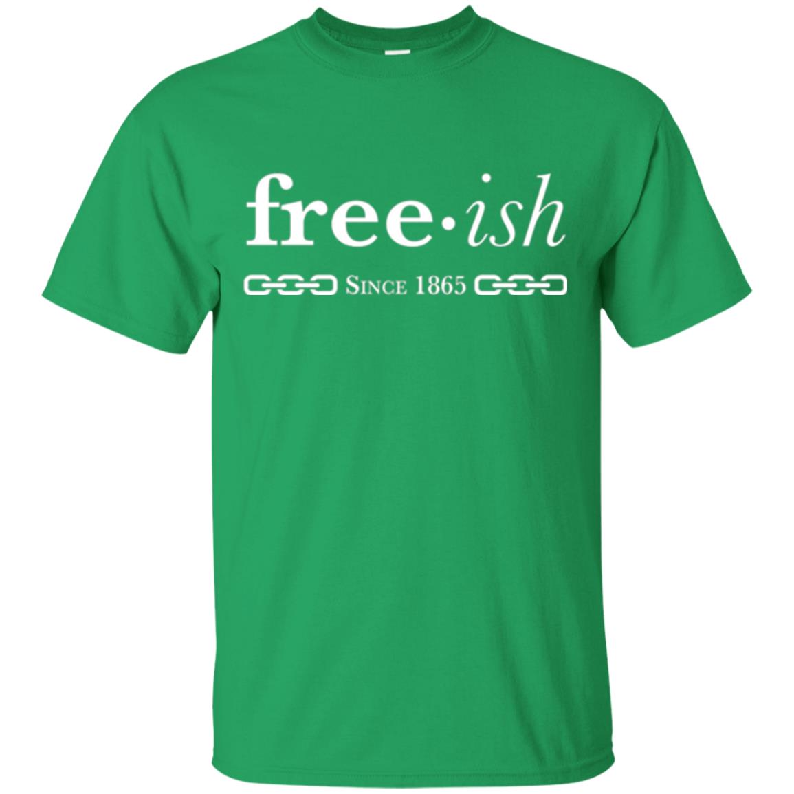 Free-ish Since 1865 Black Pride T-shirt Irish Green