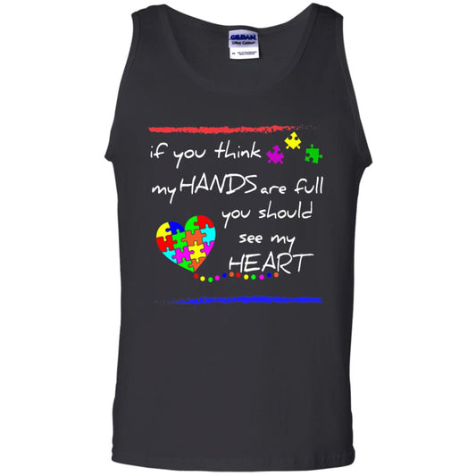 You Should See My Heart Autism Awareness T-shirt Black