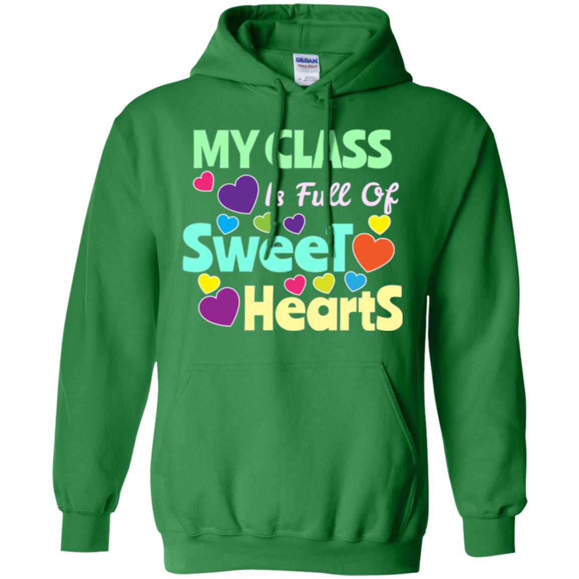 Valentines Day T-shirt I Love My Sweet Hearts Irish Green