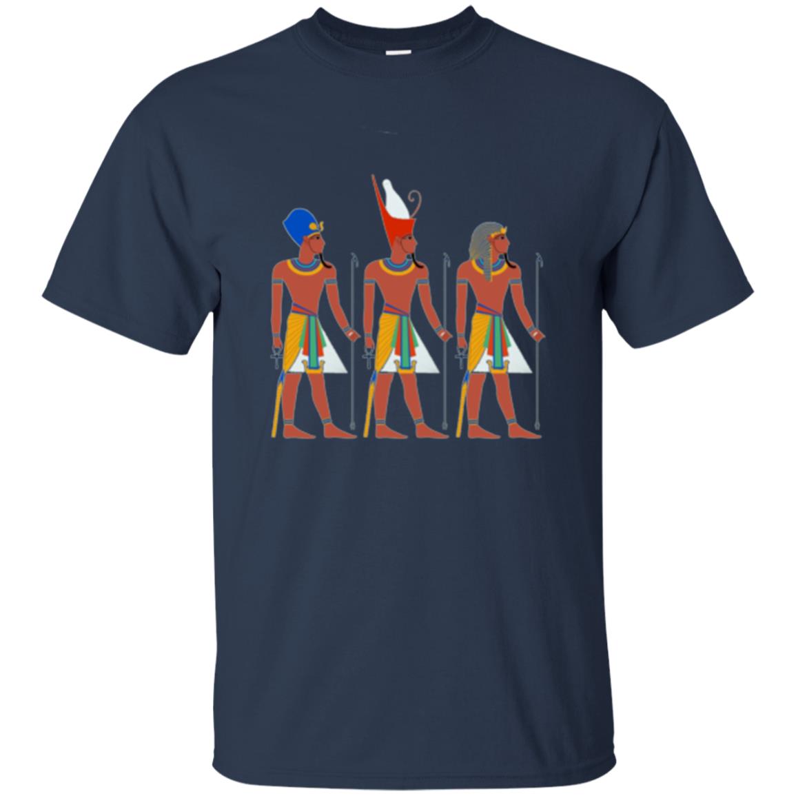 Ancient Egypt Pharaoh Art T-shirt Navy