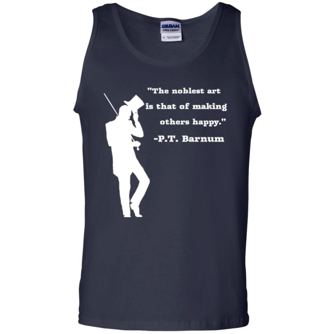 Circus Ring Master P.t. Barnum Quote T-shirt Navy
