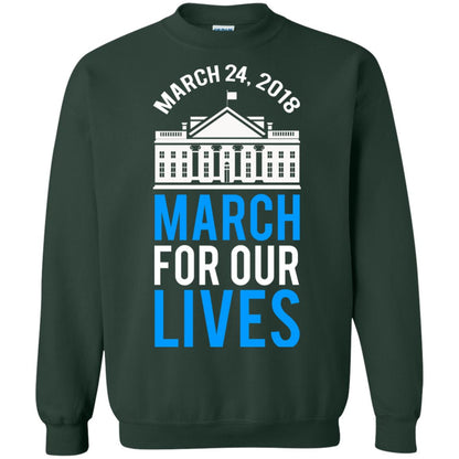 March For Our Lives March 24 2018 T-shirt Forest Green
