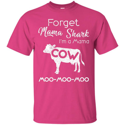 Forget Mama Shark I'm A Mama Cow Shirt Heliconia