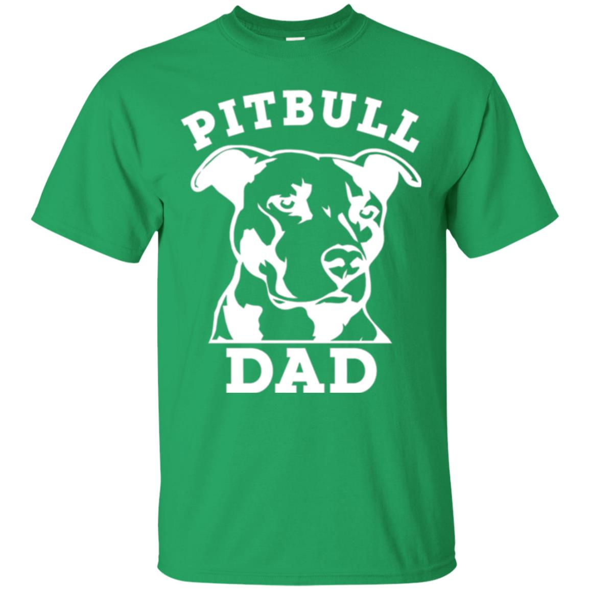 Pit Bull Dad T-shirt Pitbull Lovers Irish Green