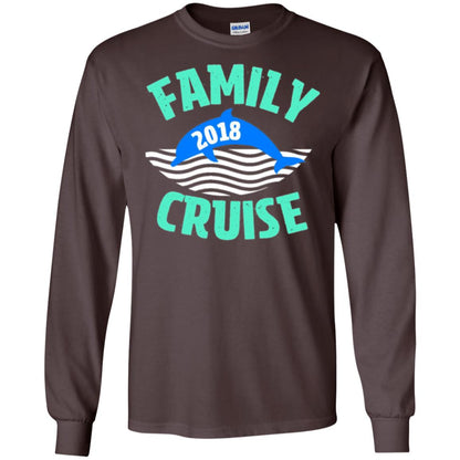 Family T-shirt Cruise Vacation 2018 Dark Chocolate