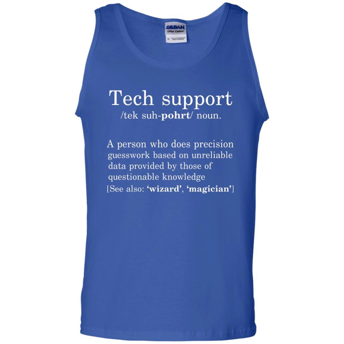 Computer Nerd T-shirt Tech Support Definition Royal