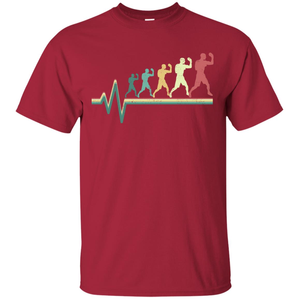 Boxing Heartbeat Boxer Gift Shirt Cardinal