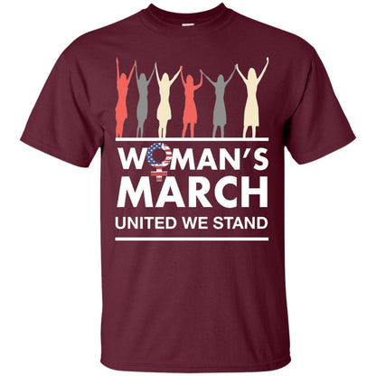 Women_s Right T-shirt Women_s March United We Stand Maroon
