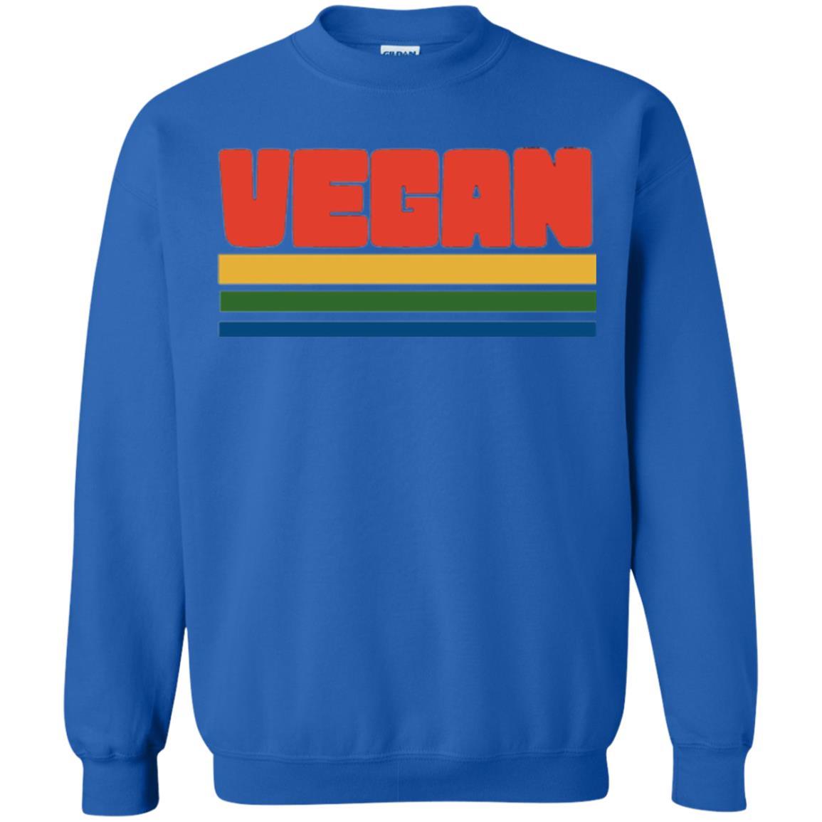Vegan T-shirt Retro Style Veganism Royal