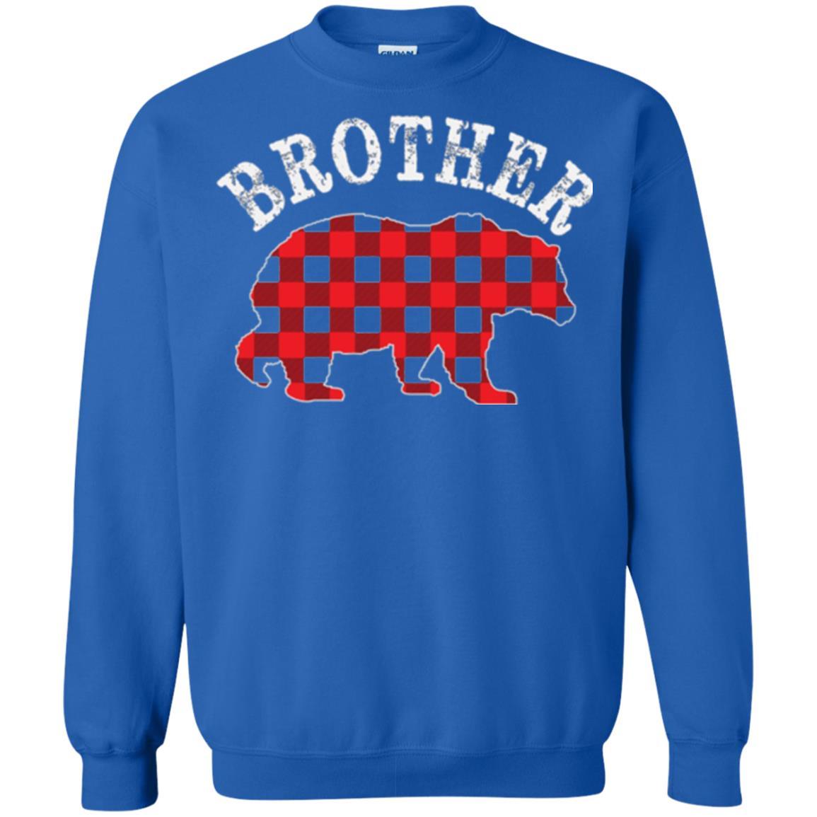 Christmas T-shirt Red Plaid Brother Bear Royal