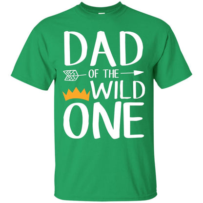Dad Of The Wild One Thing 1st Birthday Shirt Irish Green