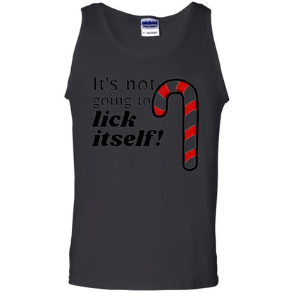 Christmas T-shirt It_s Not Going To Lick Itself Black
