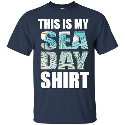 Summer Vacation T-shirt This Is My Sea Day Navy