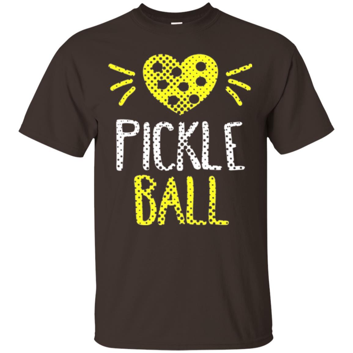 Pickleball Lover T-shirt Cute Retirement Dark Chocolate
