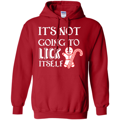Christmas T-Shirt It's Not Going To Lick Itself Red
