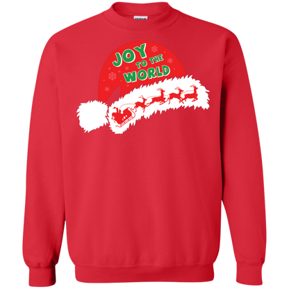Christmas T-shirt Joy To The World Red