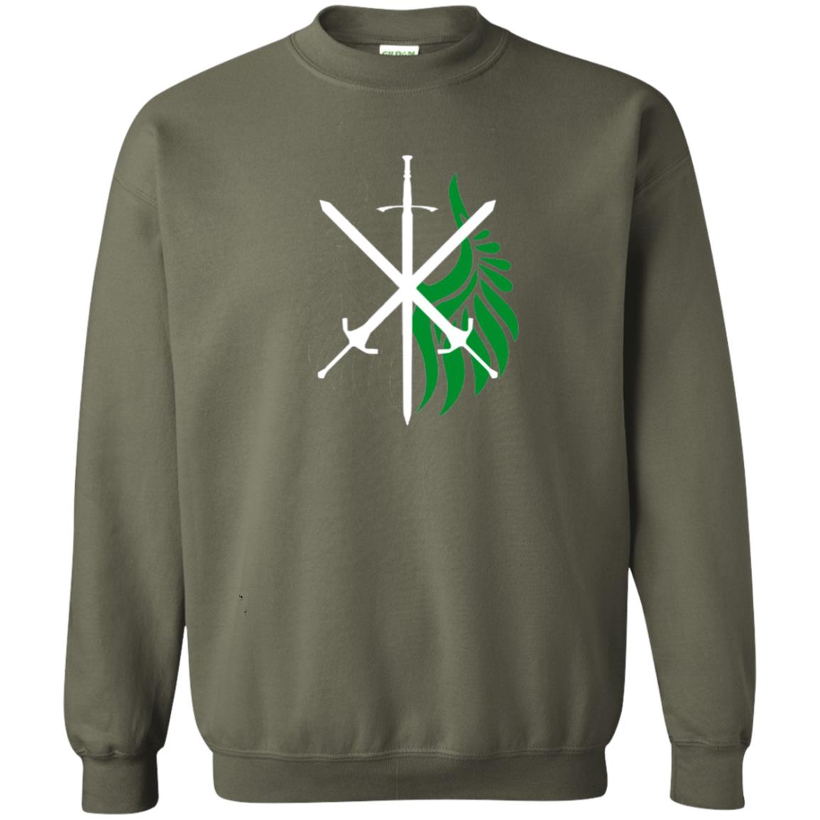 Battle Wings Of Medieval Victory T-shirt Military Green