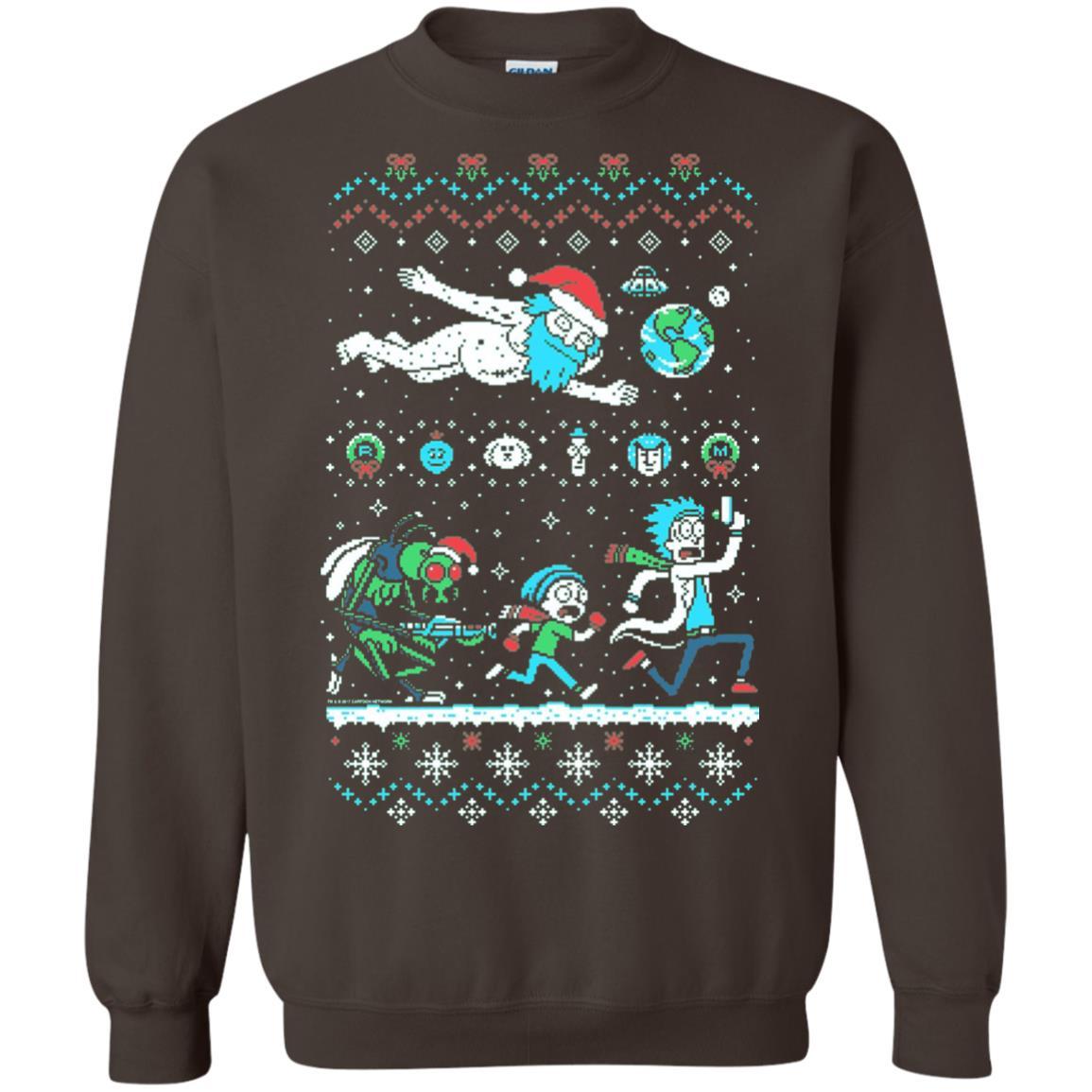 Rick And Morty T-Shirt Dark Chocolate