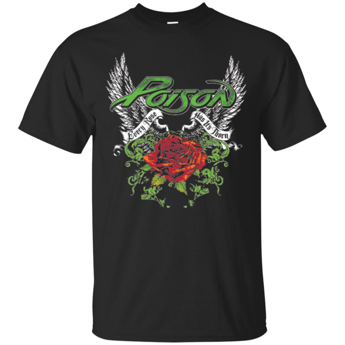 Poison Thorns Wings T-shirt Black