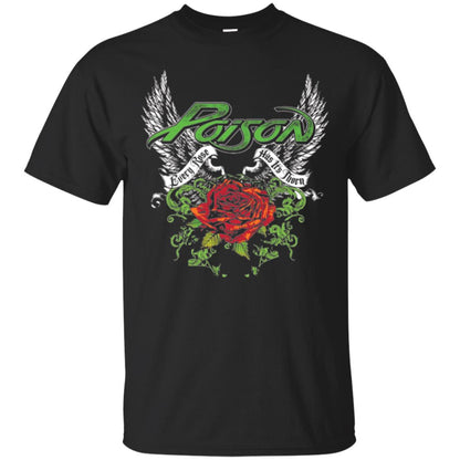 Poison Thorns Wings T-shirt Black