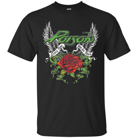 Poison Thorns Wings T-shirt Black