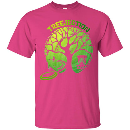 Funny Disc Golf T-shirt Treejection Heliconia