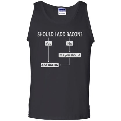 Bacon Lovers T-shirt Shoud I Add Bacon Black