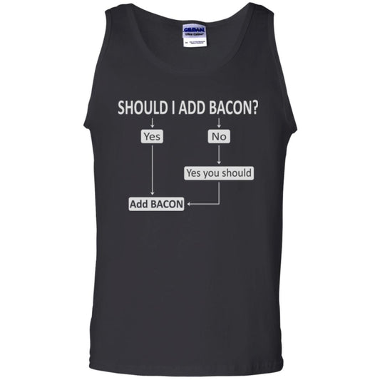 Bacon Lovers T-shirt Shoud I Add Bacon Black