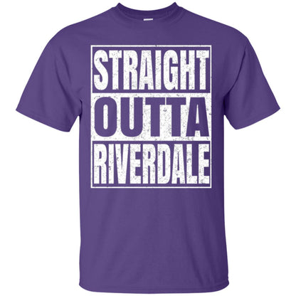 United States T-shirt Straight Outta Riverdale Purple