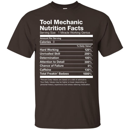 Tool Mechanic Uniform Funny T-shirt Dark Chocolate