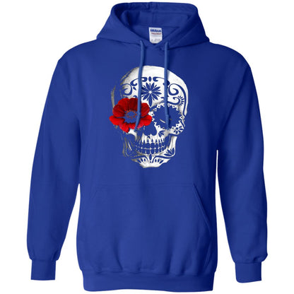 Day Of The Dead Sugar Skull Cinco De Mayo Shirt Royal