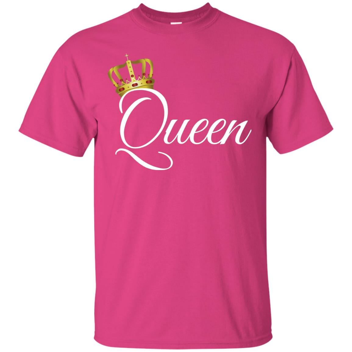 King And Queen T-shirt Matching Couple Outfits Heliconia