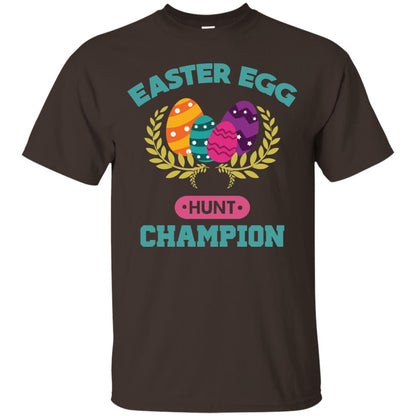 Easter Egg Hunt Champion Easter Day T-shirt Dark Chocolate