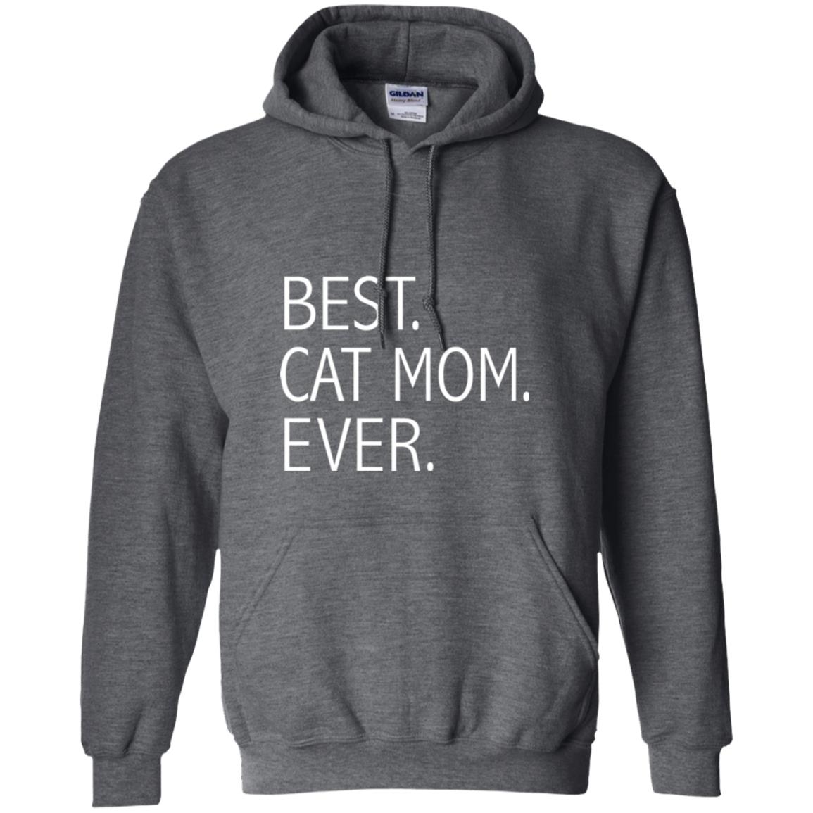 Funny Best Cat Mom Ever T-shirt Cute Cat Lady Dark Heather